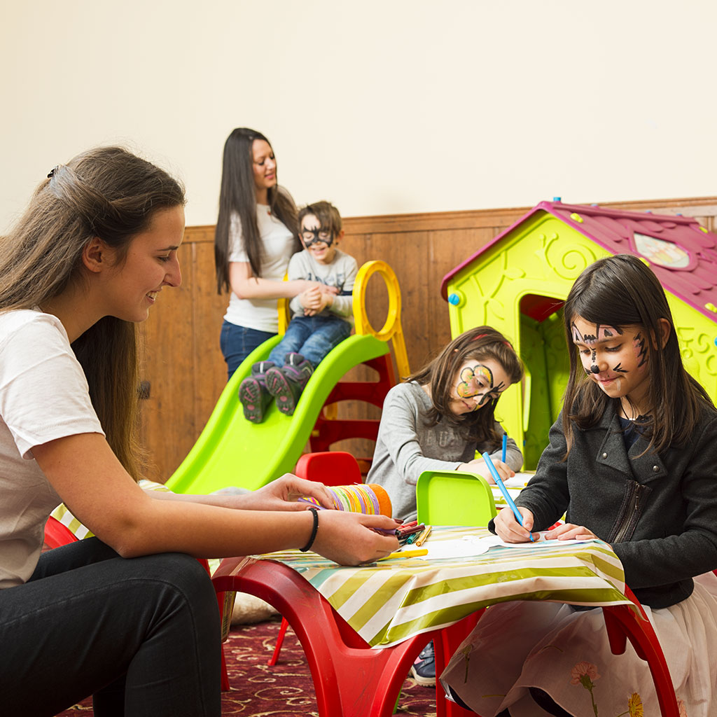 Lots of fun for the children in the children's playground with professional children's animation in Balneo Hotel Saint Spas Velingrad