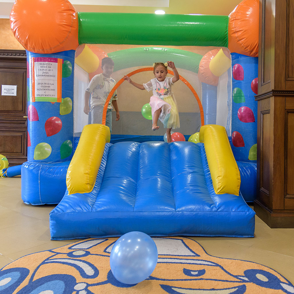 Games and entertainment for children in the children's corner of Balneo Hotel Saint Spas Velingrad